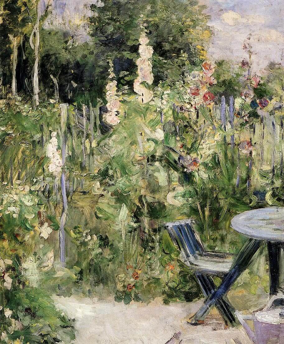 Maak je site met blokken “Roses Trémières” door Berthe Morisot